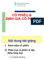 Bài Giảng Cổ Phiếu Và Định Giá Cổ Phiếu