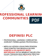 PROFESSIONAL LEARNING COMMUNITIES (PLC