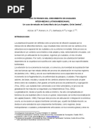 crecimiento ciudades intermedias latinoamericanas