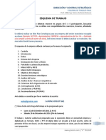 Esquema de Trabajo Mini Plan Estratégico