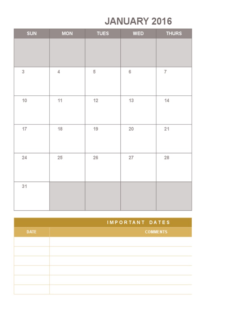 Marketing Schedule Template 0 | PDF