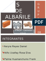 Unidades de Albañileria 