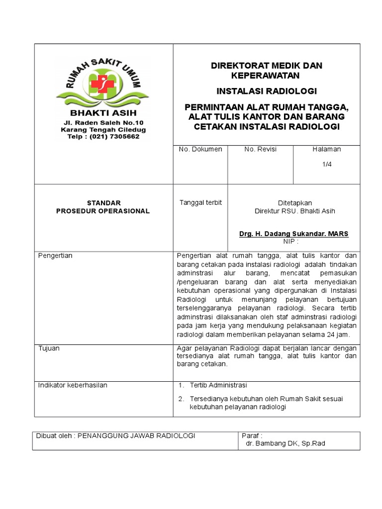 10 Spo Permintaan Alat Rumah Tangga Atk Dan Barang Cetak