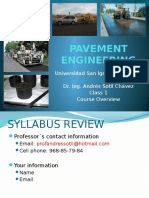 Pavement Engineering Course Overview