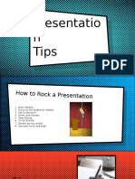 Presentatio N Tips