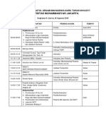 Jadwal BAM Gel II Jumat 26-08-2016