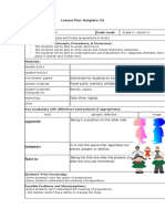 Opposite: Lesson Plan Template