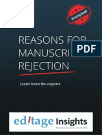Reasons for Manuscript Rejection