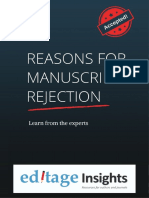 Reasons For Manuscript Rejection