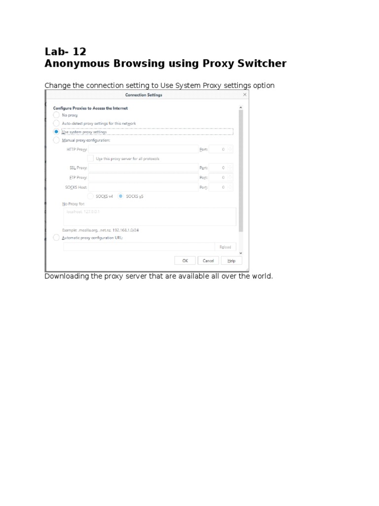 Anonymous Browsing Guide | PDF | Computers