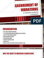 Measurement of vibrations