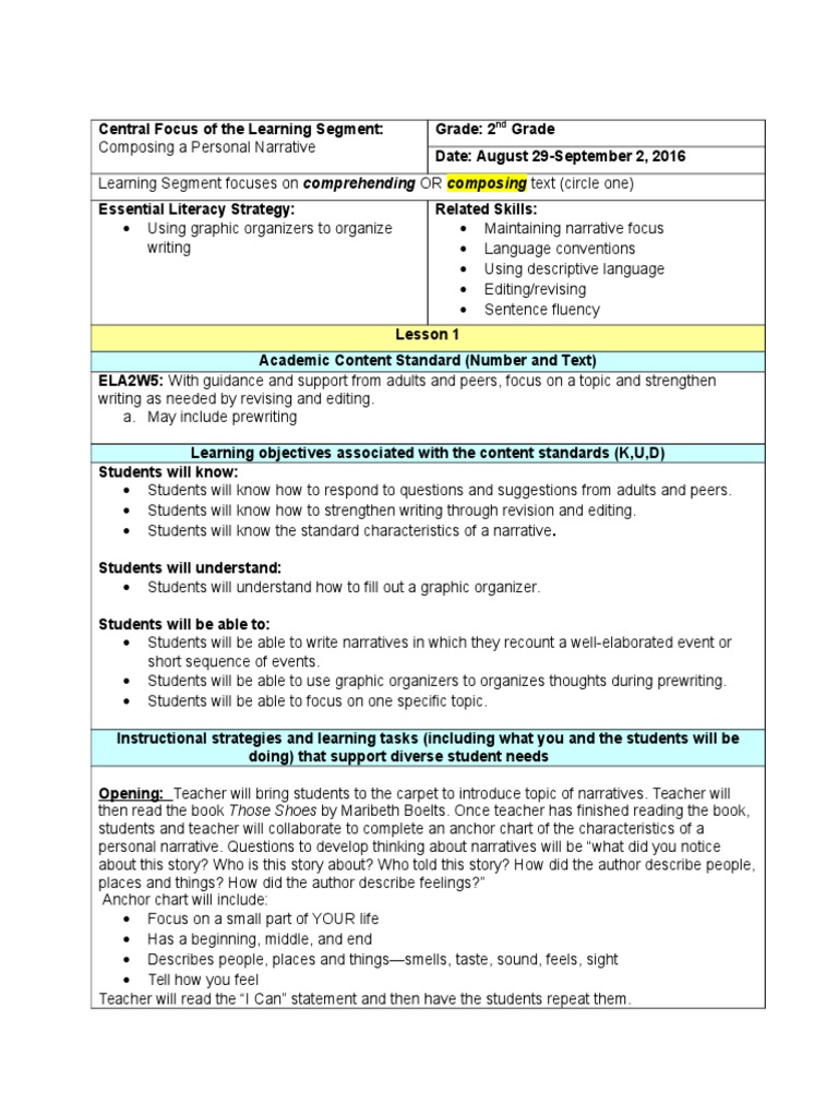 special education lesson plans high school