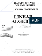 Linear Algebra Capitulo 1 Vectores en RN y CN