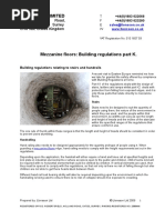 Mezzanine Floors Building Regulations Part K