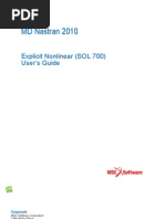 Download MD Nastran 2010 Explicit Nonlinear SOL 700 Users Guide by MSCSoftware SN34716149 doc pdf