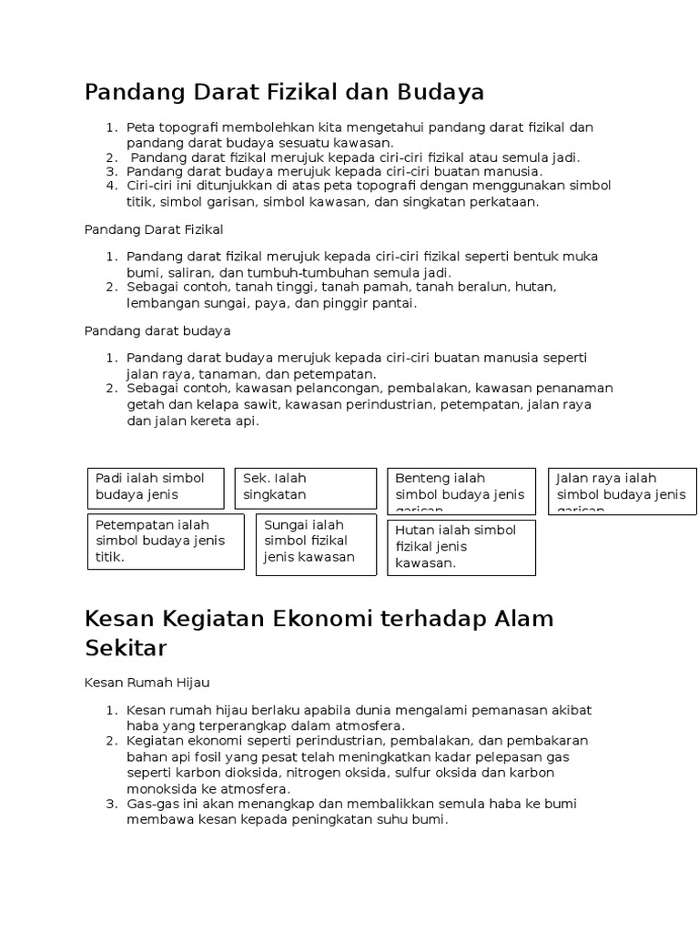 Pandang Darat Fizikal Dan Budaya Pdf