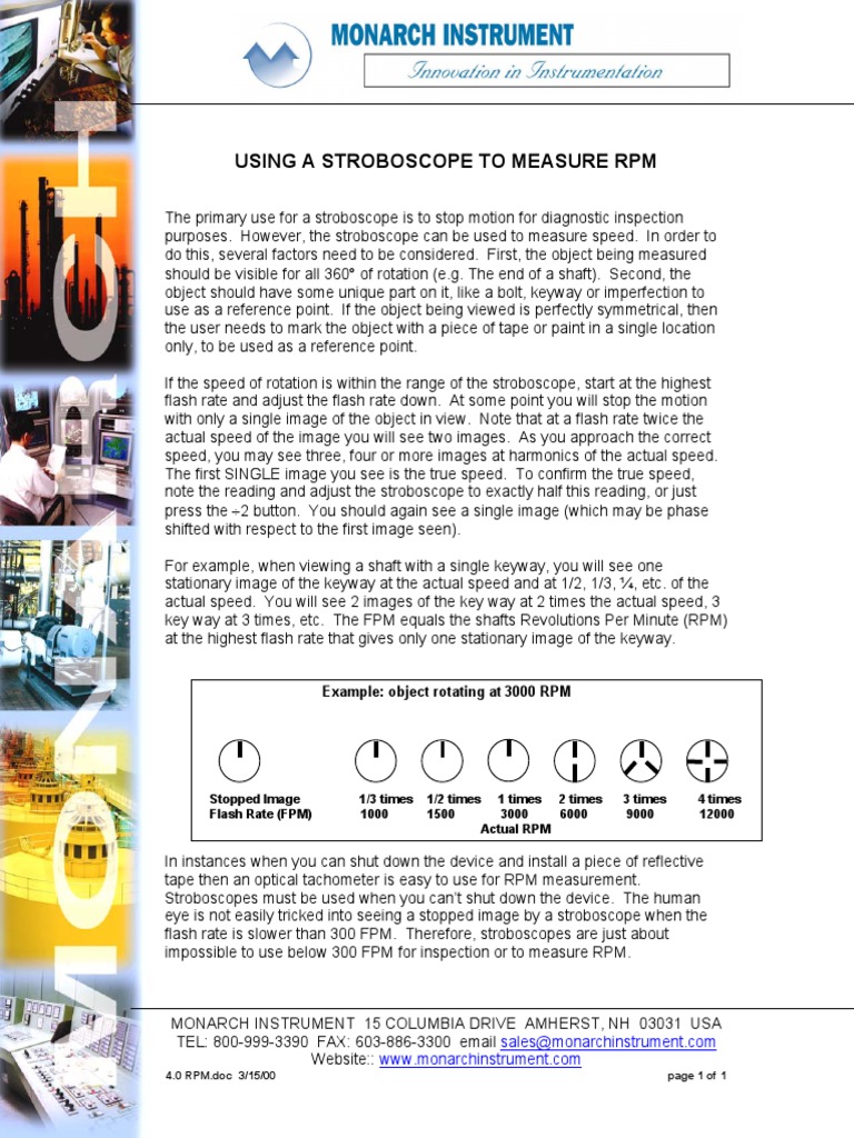 Strobe For RPM PDF PDF Speed Optics