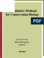 2000 Libro Quantitative Methods for Conservation Biology