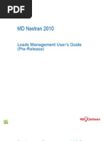 MD Nastran 2010 Loads Management User's Guide (Pre-Release)