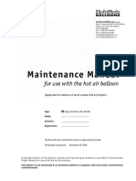 Balony Kubicek B 2205 Maintenance Manual