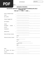 Form Biodata Peserta