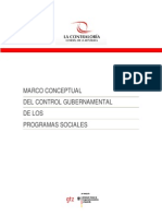 Marco Conceptual - Control Gubernamental Programas Sociales Web