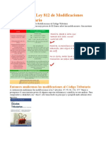 Analisis de La Ley 812 de Modificaciones Codigo Tributario de Bolivia