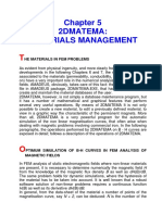 2dmatema: Materials Management: He Materials in Fem Problems
