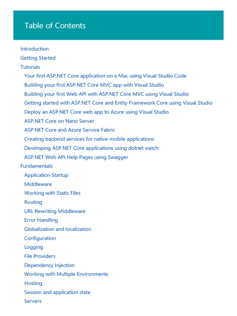 Aspnet Core Project Json | PDF | Microsoft Visual Studio | Model–View ...