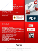 Oracle Database 12c: "El Manejo de Datos en La 3era Plataforma Tecnológica"
