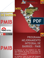 Programa Mejoramiento de Barrios