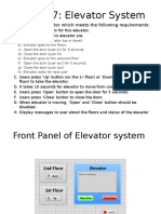 Project 7: Elevator System: 1. Simulate An Elevator Which Meets The Following Requirements