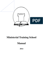 Watchtower: Ministerial Training School Manual - 2014