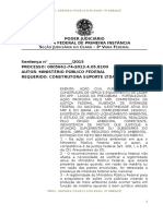 Ação Civil Pública Lagoa Da Precabura Ambiental Ilegitimidade