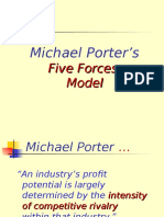 Michael Porter's: Five Forces Model
