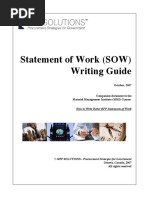 Sow Writing Guide