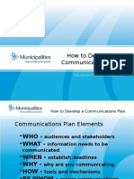 How to Develop an Effective Communications Plan