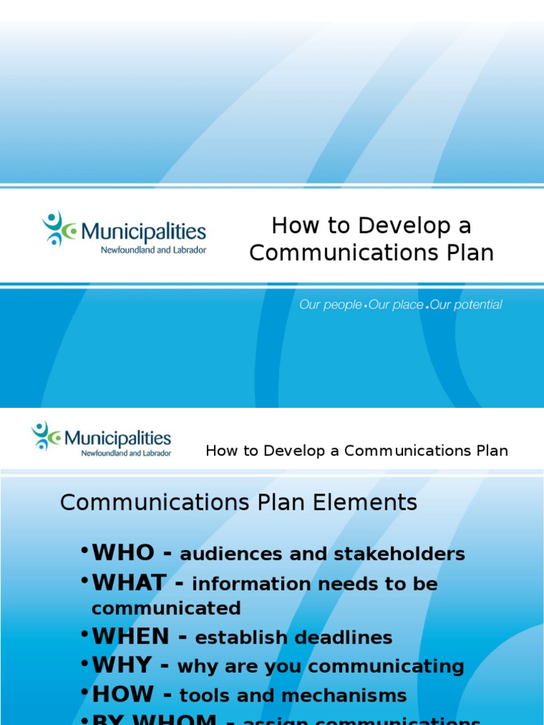 Effective Communications Plan Guide | PDF