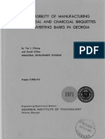 Charcoal Briquettes Cost Report 1971