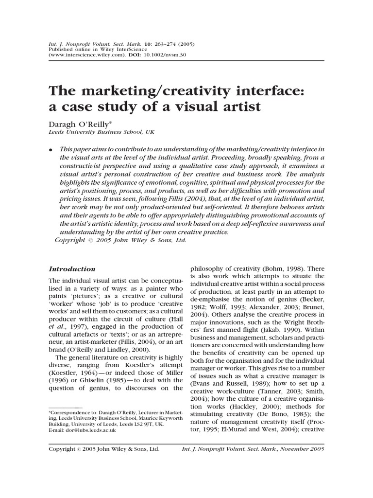 The Marketing Creativity Interface | PDF | Creativity | Marketing