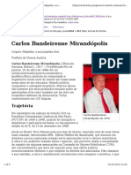 Carlos Bandeirense Mirandópolis - jurista e exilado político brasileiro