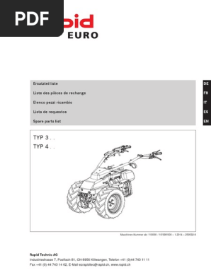 Euro Alu Typ 3.., 4.., Ab Nr. 110000 - 10000001 ET D-F-I-GB