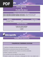 Planos e Aulas de Produção Textual
