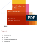 2-Prezentare CCF - Impozit Pe Profit - 15 Octombrie 2015 - Ana Cristian - PWC PDF