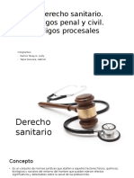 El-Derecho-sanitario, Codigo Civil, Penal y Codigos Procesales