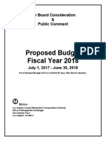 FY 2017-18 Metro Proposed Budget