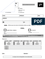 2014-2015 Fiche Inscription Jeunes