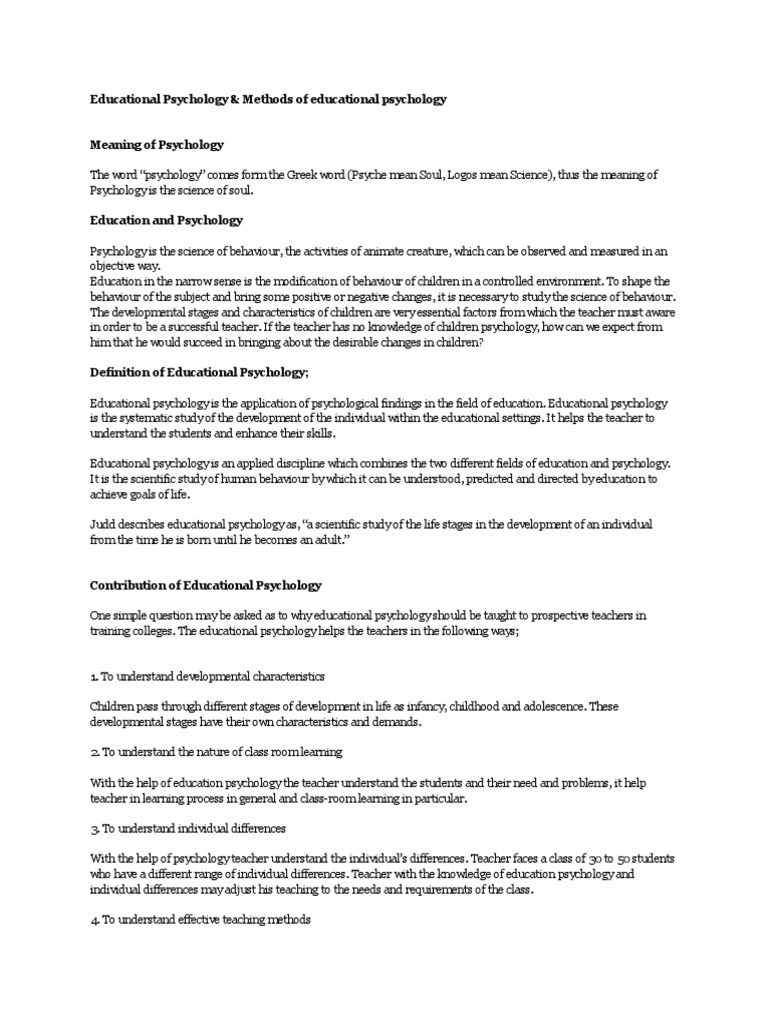 Educational Psychology Q1 | PDF | Educational Psychology | Songs Written