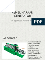 Generator Dan Pemeliharaannya