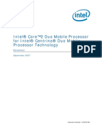 Intel Core 2 Duo Mobile Processor For Intel Centrino Duo Mobile Processor Technology